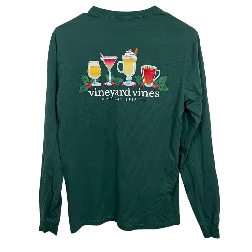 Vineyard Vines Holiday Spirits Graphic Long Sleeve T-Shirt